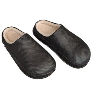 Women's Cloud Slippers, Black, Size (38-39) #8